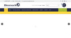 Desktop Screenshot of biomark.com